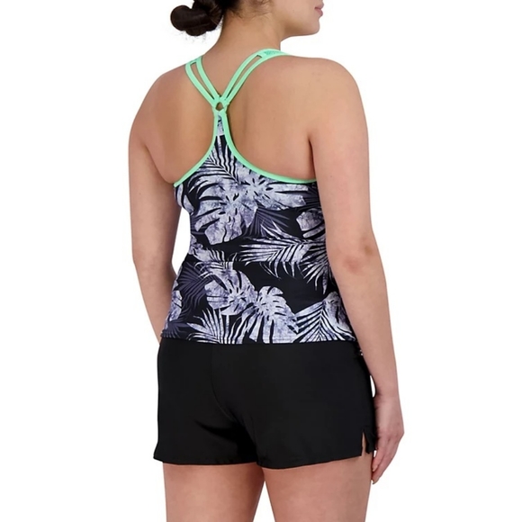 ZeroXposur Womens 2 PC SET UPF 30+ Tankini Swimsuit NWT - Picture 4 of 5